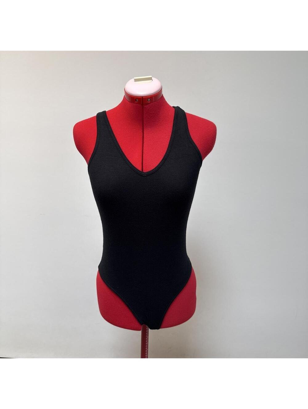 ATM Anthony Thomas Melillo Women's Black and Grey Bodysuit